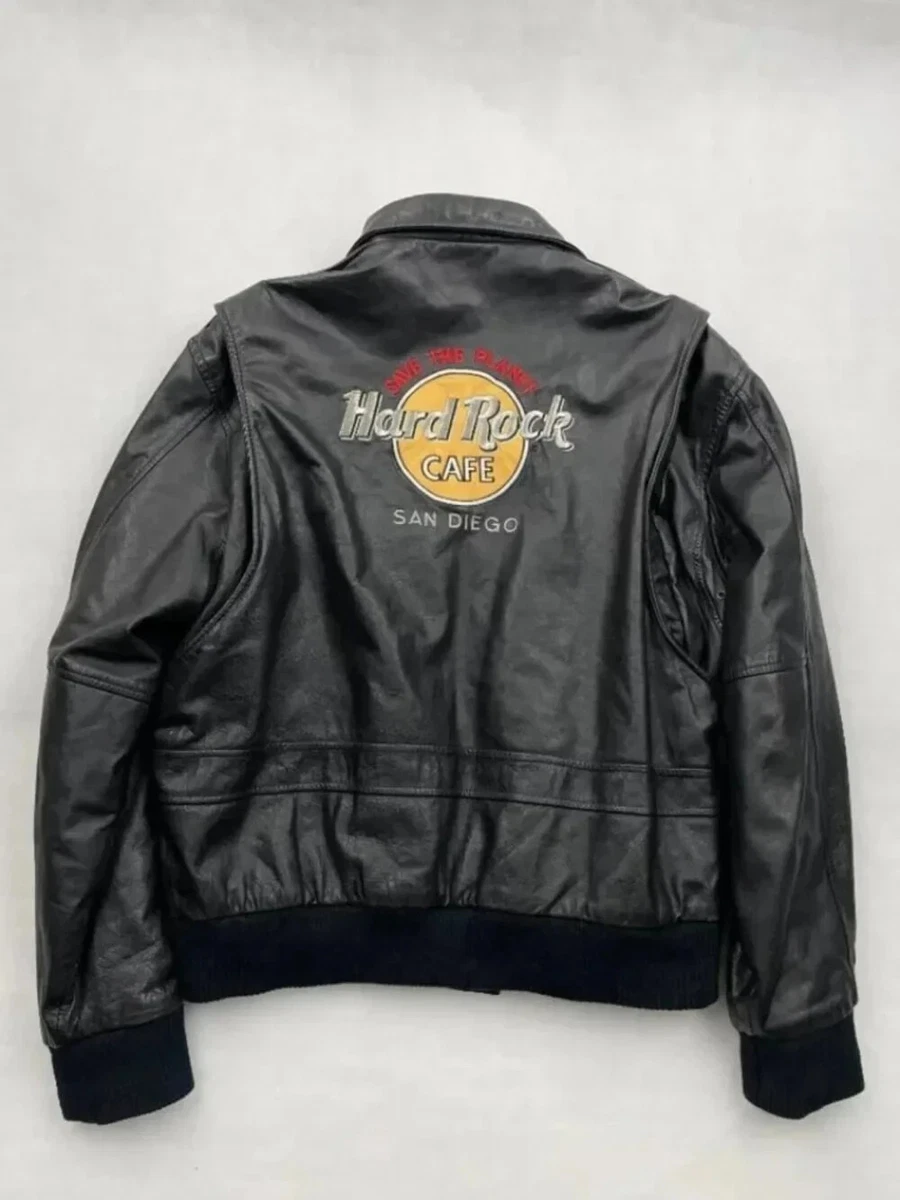 Hard Rock Cafe Leather Outer Shell Coats, Jackets & Vests for Men