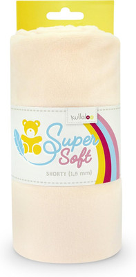 Plush Fabric | Solid Pale Peach Minky Fabric for Sewing | Super Soft Cuddle Mate