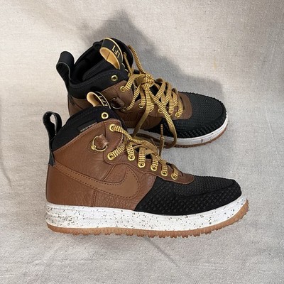 Nike Lunar Force 1 Duckboot Sneaker Light British Tan Men's Size 7.5 805899-004
