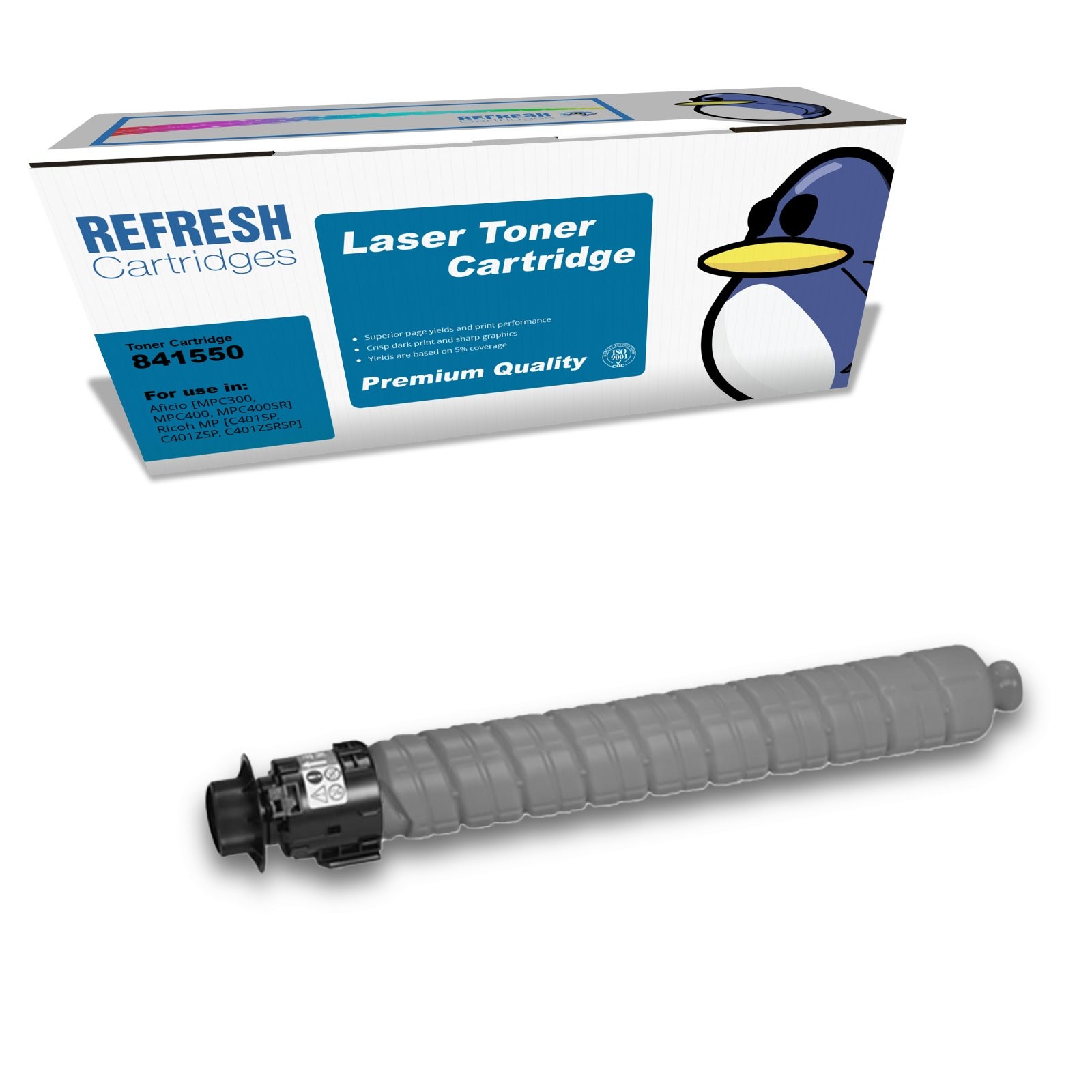 Refresh Cartridges Black 841299 Toner Compatible With Ricoh Printers