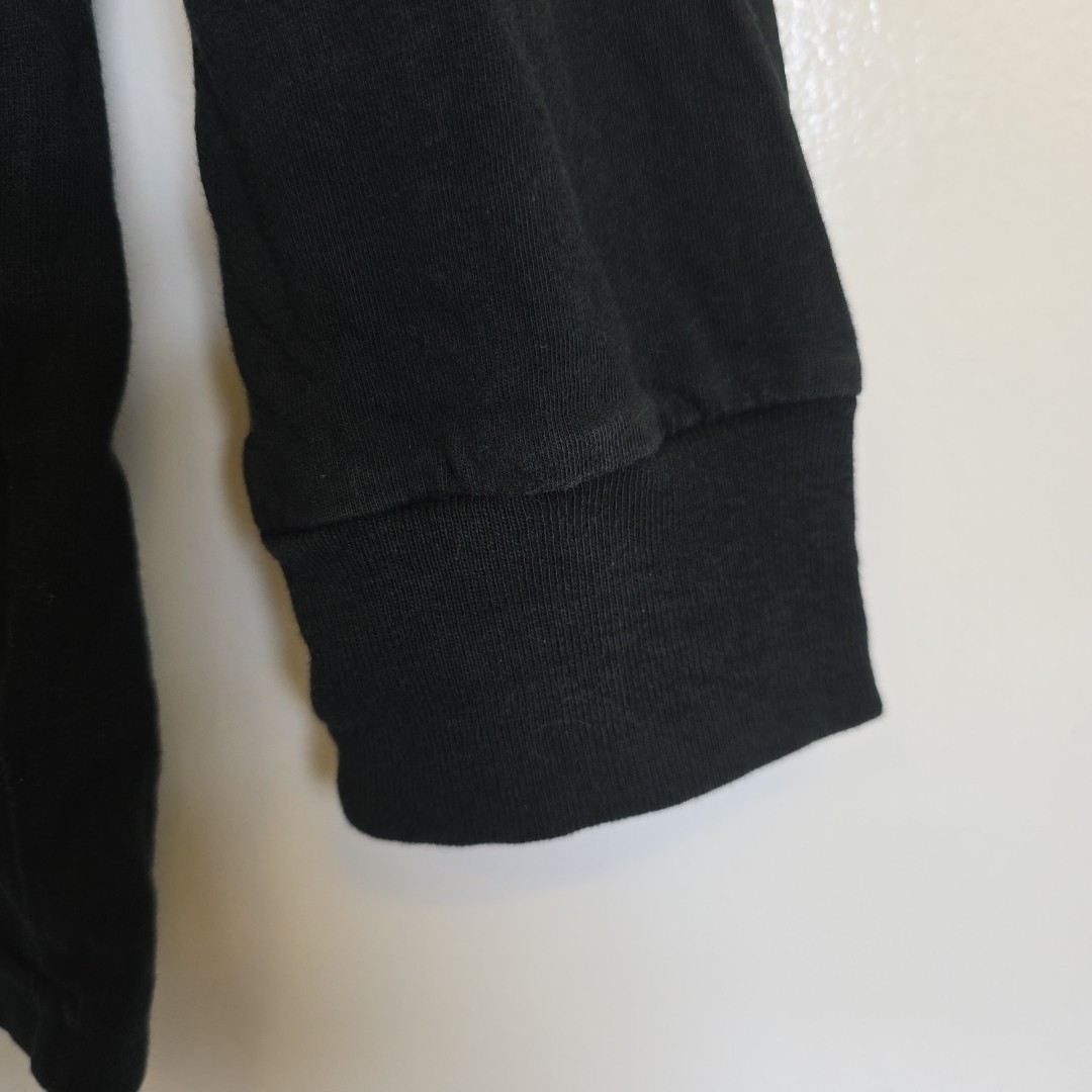 Polo Ralph Lauren uomo maglietta manica lunga nera taglia grande rosso pony