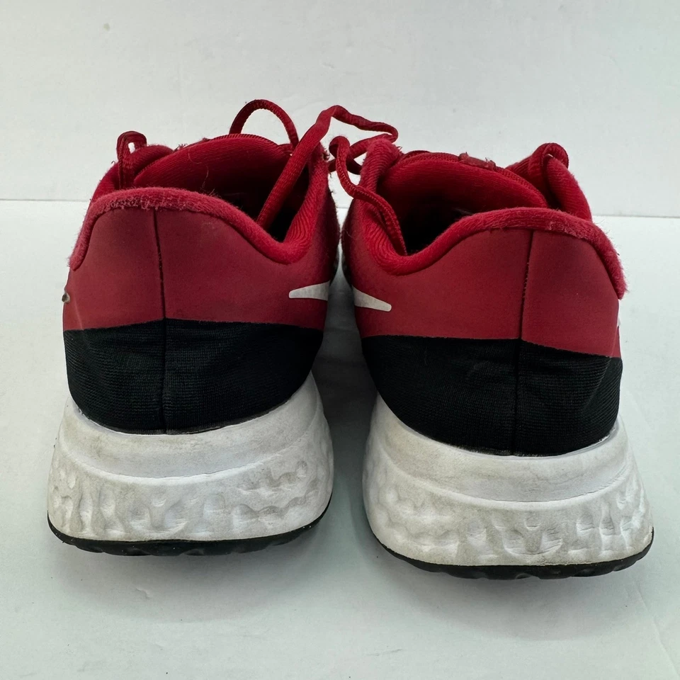 Nike Revolution 5 Zapatos Juveniles Talla 7Y Rojo Blanco Negro Correr Tenis Atléticos Foto 4 de 4