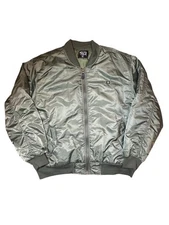 Vintage Southpole Puffer Jacket Adult XL Army Green Bomber Y2K Grunge Streetwear