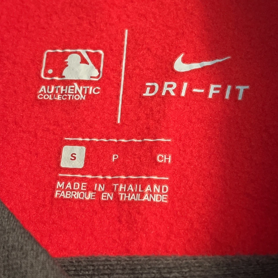 Los Angeles Angels Nike Charcoal Dri-Fit Authentic Pullover Sweatshirt Sz Small - Image 3 of 4