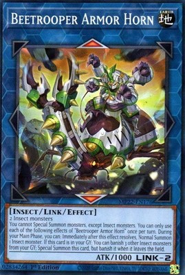 Yu-Gi-Oh! Beetrooper Armor Horn MP22-EN176 Common 1st Ed EN