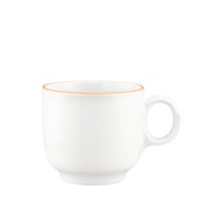 Seltmann Weiden Sento Pure Lines Mango Orange Cappuccino-Obertasse Mit Henkel