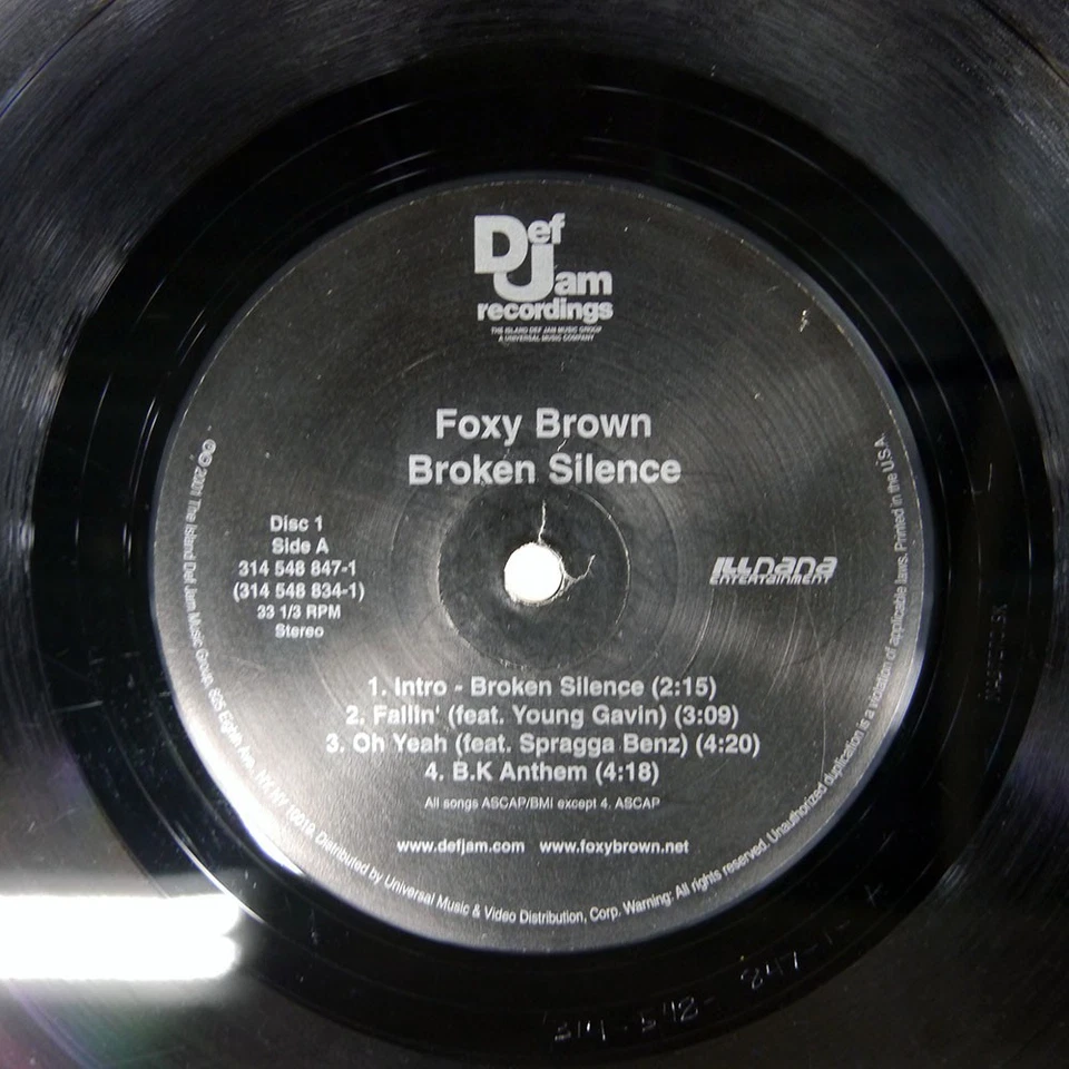FOXY BROWN BROKEN SILENCE DEF JAM 3145488341 US VINYL 2LP - Image 2 of 2