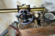 Antique David White Surveyors Transom, Level, Compass