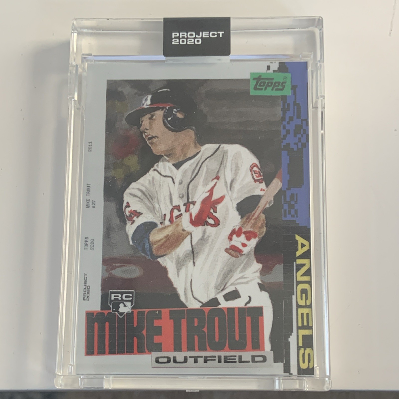 Topps Project 2020 2020 Mike Trout #85 Angels Print Run 33818 Baseball Card