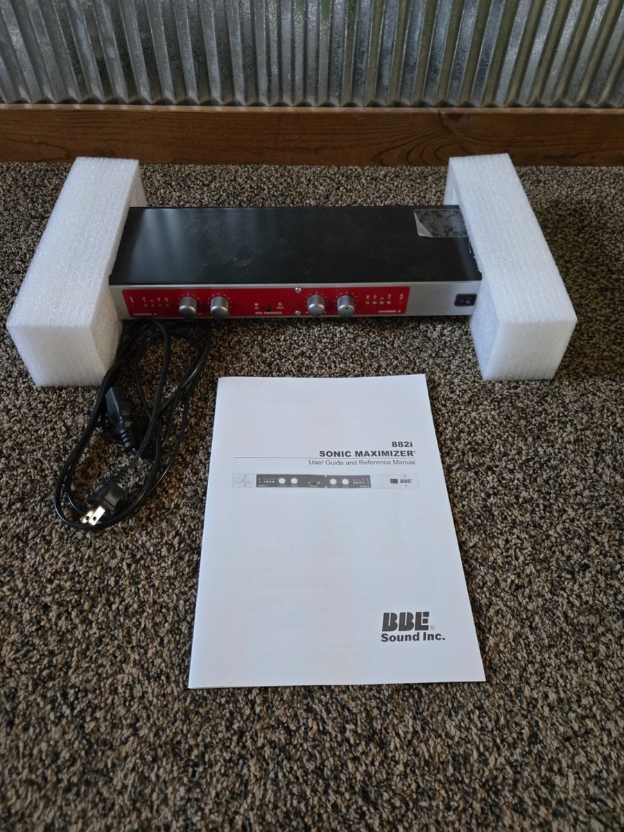 BBE 882I Dual Mono Sonic Maximizer for sale online | eBay