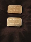 5 oz Engelhard Silver Bar .999 Fine (Serial Numbers C206493, C237183) Lot of 2