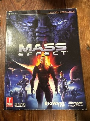 Mass Effect Prima Official Strategy Game Guide Xbox 360 Poster Inside