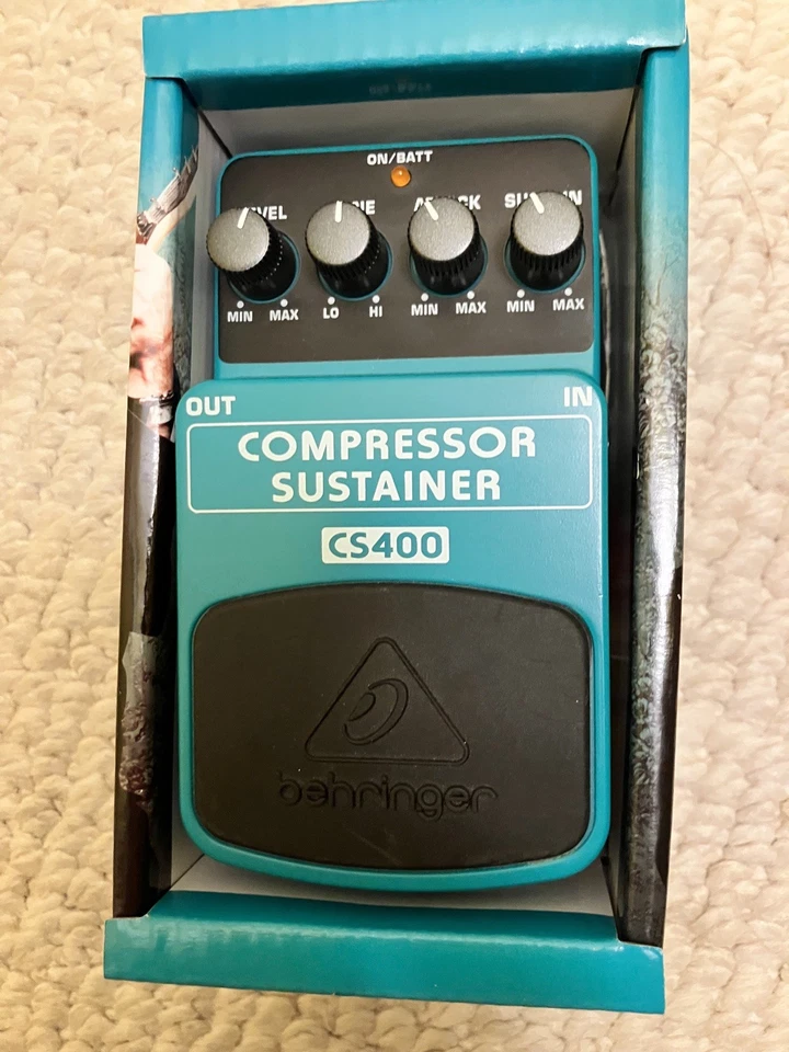 Pedal efecto compresor Behringer CS400 PROBADO Foto 2 de 4