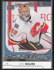2017-18 UD Series 1 Jon Gillies 206 Young Guns RC