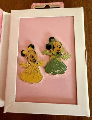 DS Princess Minnie dressed as Cinderella and Belle 