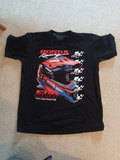 JT Racing x Honda Racing 500 Washed Black T-Shirt X-Large