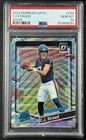 CJ STROUD PSA 10 2023 PANINI DONRUSS OPTIC #244 WAVE PRIZM RC RATED ROOKIE /300