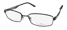 NEW CHESTERFIELD 32XL EYEGLASS FRAME BLACK RECTANGULAR MENS 56-18-145 0003 METAL