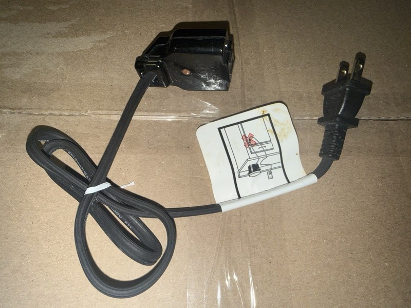 Original PRESTO Model 09982 Deep Fryer Replacement Magnetic Power Cord