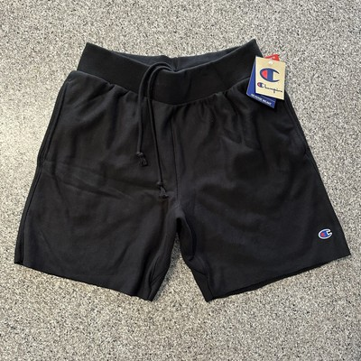 #ad #ad Champion Reverse Weave Cut Off Shorts 7quot; C Logo Black Men’s Size M XXL $26.05