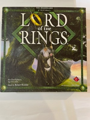 LORD OF THE RINGS BOARD GAME Reiner Knizia 2000  Fantasy Flight