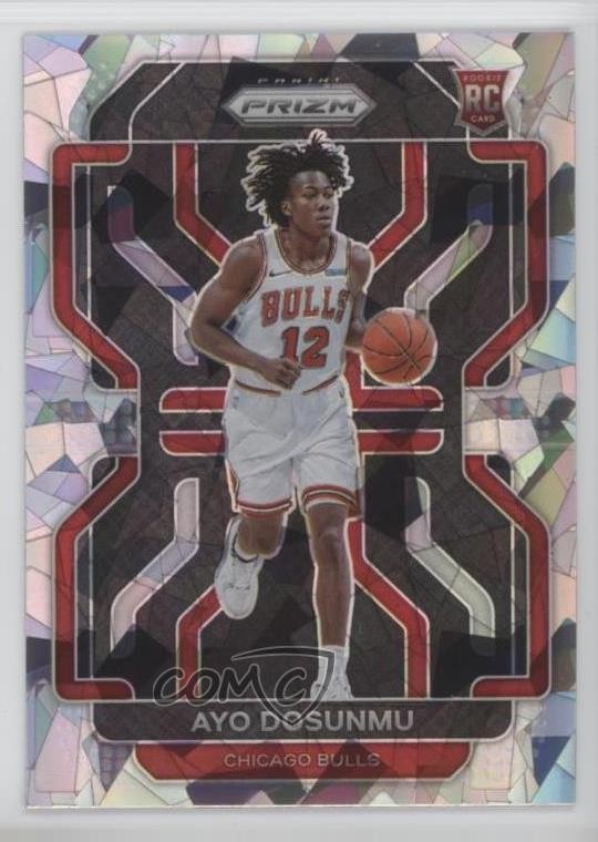 2021-22 Panini Prizm Ice Prizm Ayo Dosunmu #271 0x49