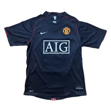 Vintage Manchester United 07/08 Away Soccer Jersey Football Shirt Size S Tevez