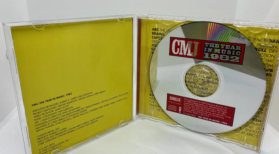 RARE - VERY GOOD - CMJ: The Year In Music 1982 CD - Original 1998 Release - Image 2 of 3