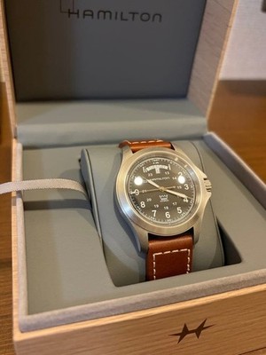 Hamilton Khaki King DD Crown Limited Quartz Watch H64451593 40mm Black Dial