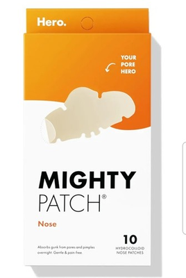 #ad Mighty Patch Nose Pimple Patches from Hero Cosmetics Large Hydrocolloid Pore260 $16.00