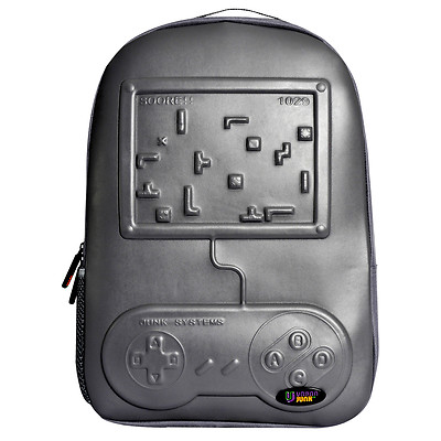 Urban Junk - Arcade Grey 3rd Dimension Embossed Rucksack/Backpack 