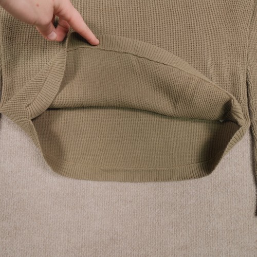 Maglione donna Lauren Ralph Lauren LRL grande con cappuccio maglia waffle verde pullover - Foto 14 di 21