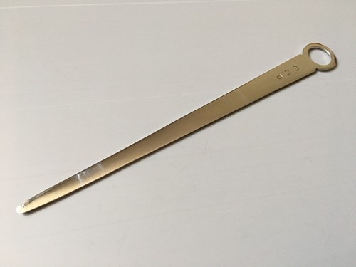 Vintage Solid Sterling Silver Meat Skewer / Letter Opener 32.5g / 20cm long - Picture 10 of 10