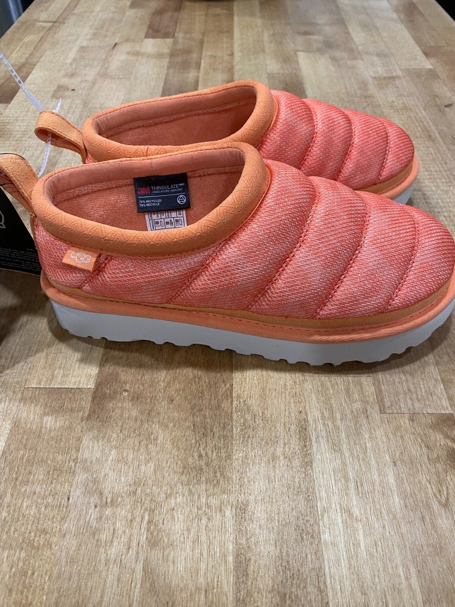 UGG Tasman LTA Puff Signature Orange Slippers 1149510 Insulated Size 11 UGG | Shoes | Ugg Tasman Lta Puffer Sheepskin Slippers Mens  main image 2