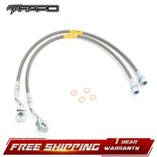 FAPO Front 5-7.5" Extended Brake Lines For Chevy Silverado 1500 2007-2018