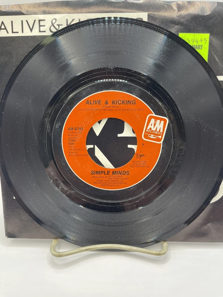 Simple Minds 45 Alive & Kicking / Up On The Catwalk  Mint. - Image 2 of 4