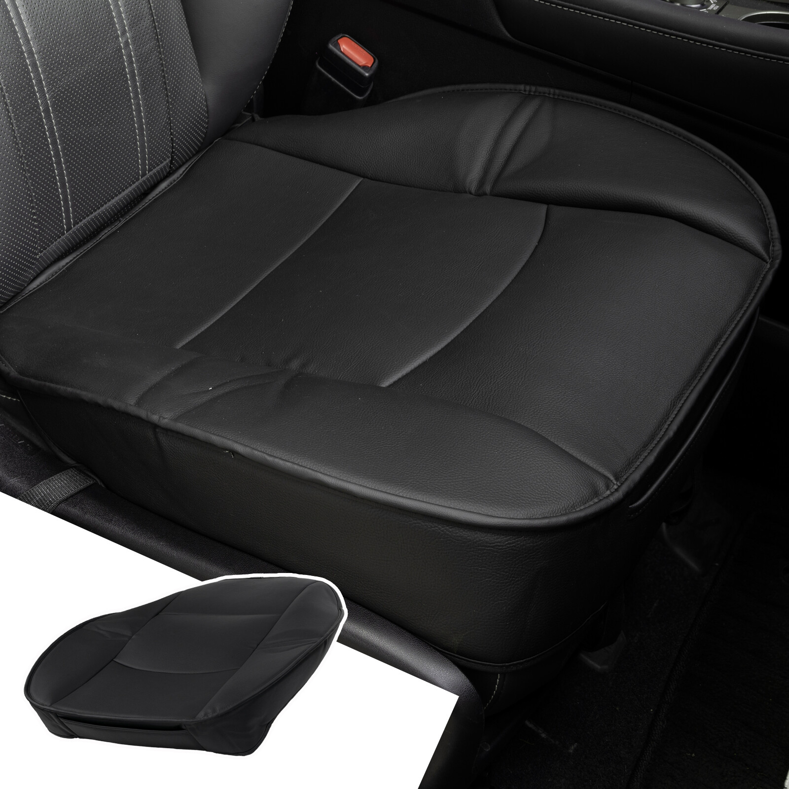 PU Leather Car Front Cover Cushion Seat Protector Pad Full Surround