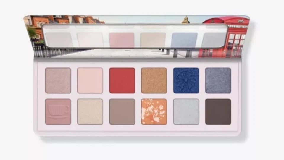 Lot Of 3 Essence Welcome To London 12 Pan Eyeshadow Palette Orange Blue Neutral - Image 2 of 4