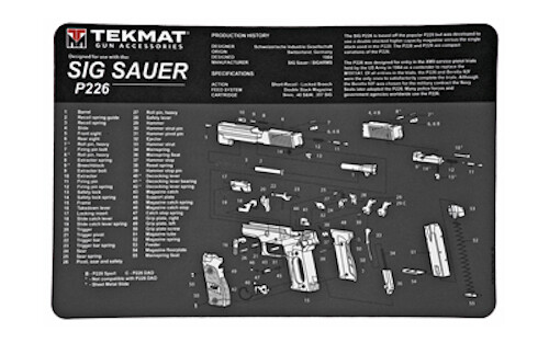 TekMat, For SIG SAUER P226 226 Pistol Mat, 11