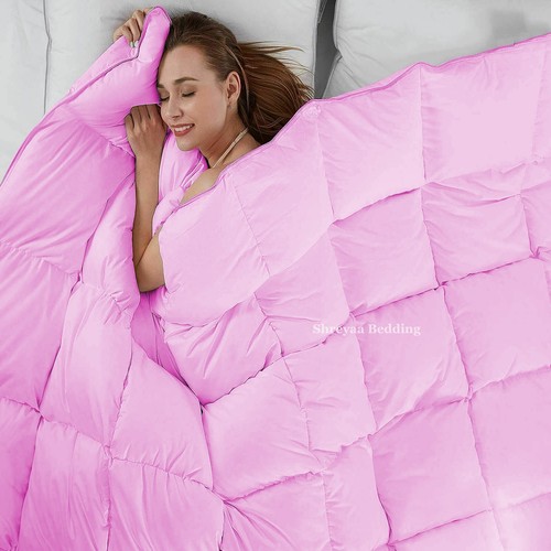 3 PCs Comforter Set Down Alternative 400 GSM Egyptian Cotton Multiple Colors - Picture 159 of 312