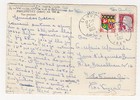 France to Portugal Postcard 1963 with stamps Prelenfrey to Vila Franca!!