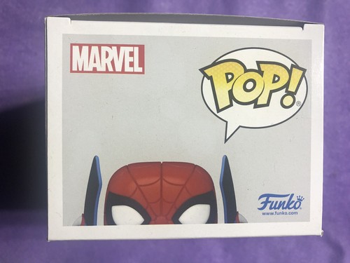 Funko Pop! Marvel #997 Mech Strike Monster Hunters Glow Spider-Man CHASE - Imagen 10 de 11