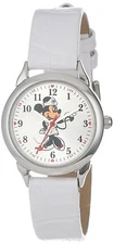 Disney Women's MCK308 Minnie Mouse Nurse White Strap Watch