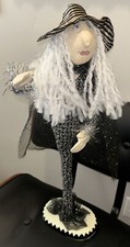 Standing Good Witch Halloween Figure 24 Tall Decoration