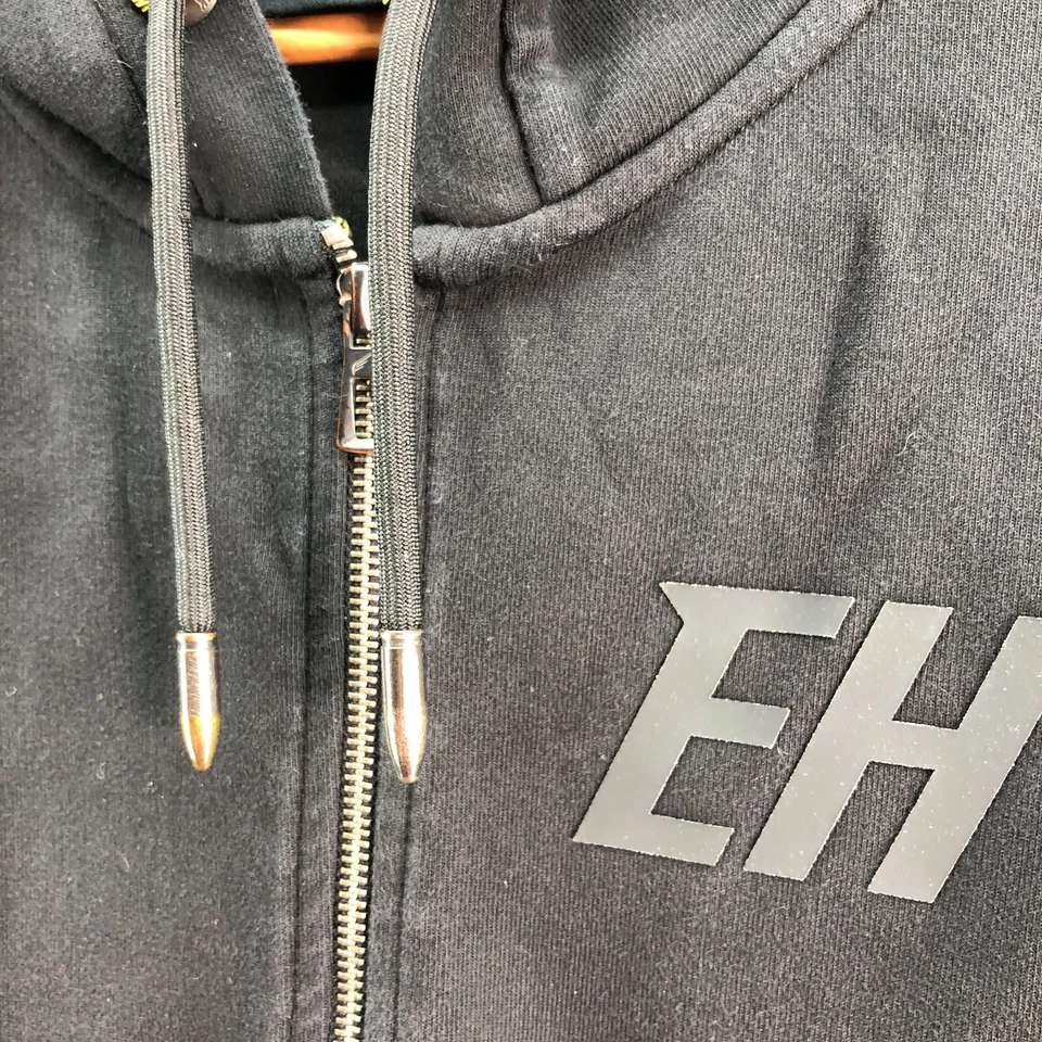 EngineHawk Engine Sudadera con Capucha Ruroc Ciclistas Motocicleta Sudadera Superior Talla S Negra Foto 3 de 4