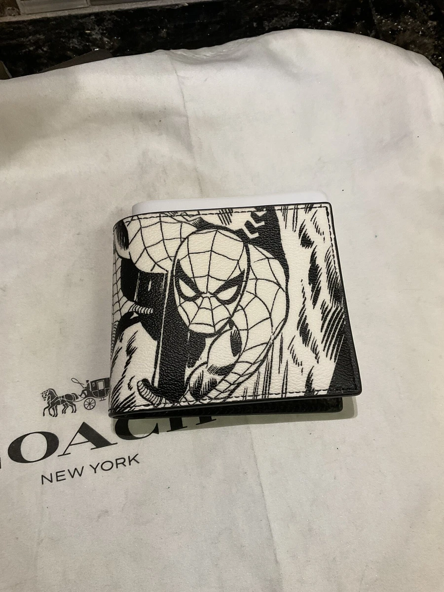 Coach x Marvel SpiderMan Spiderman 3 in 1 Men’s Wallet Card Case