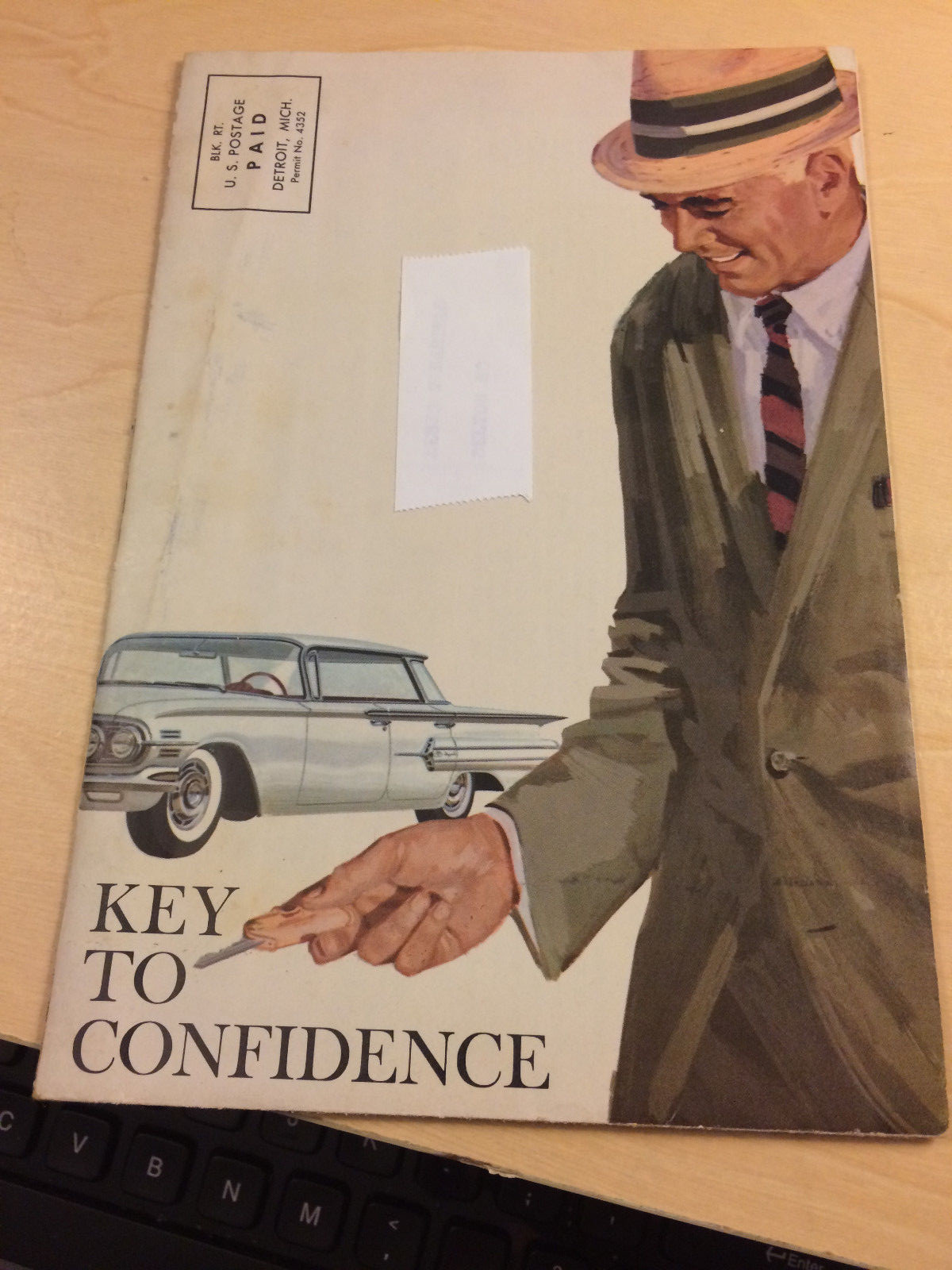 1960 Chevrolet Guardian service and 1960 presidential election/civics poster