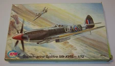 MPM 1/72 SUPERMARINE SPITFIRE MK XVIII No. C72026 Open Box Complete  with Decals