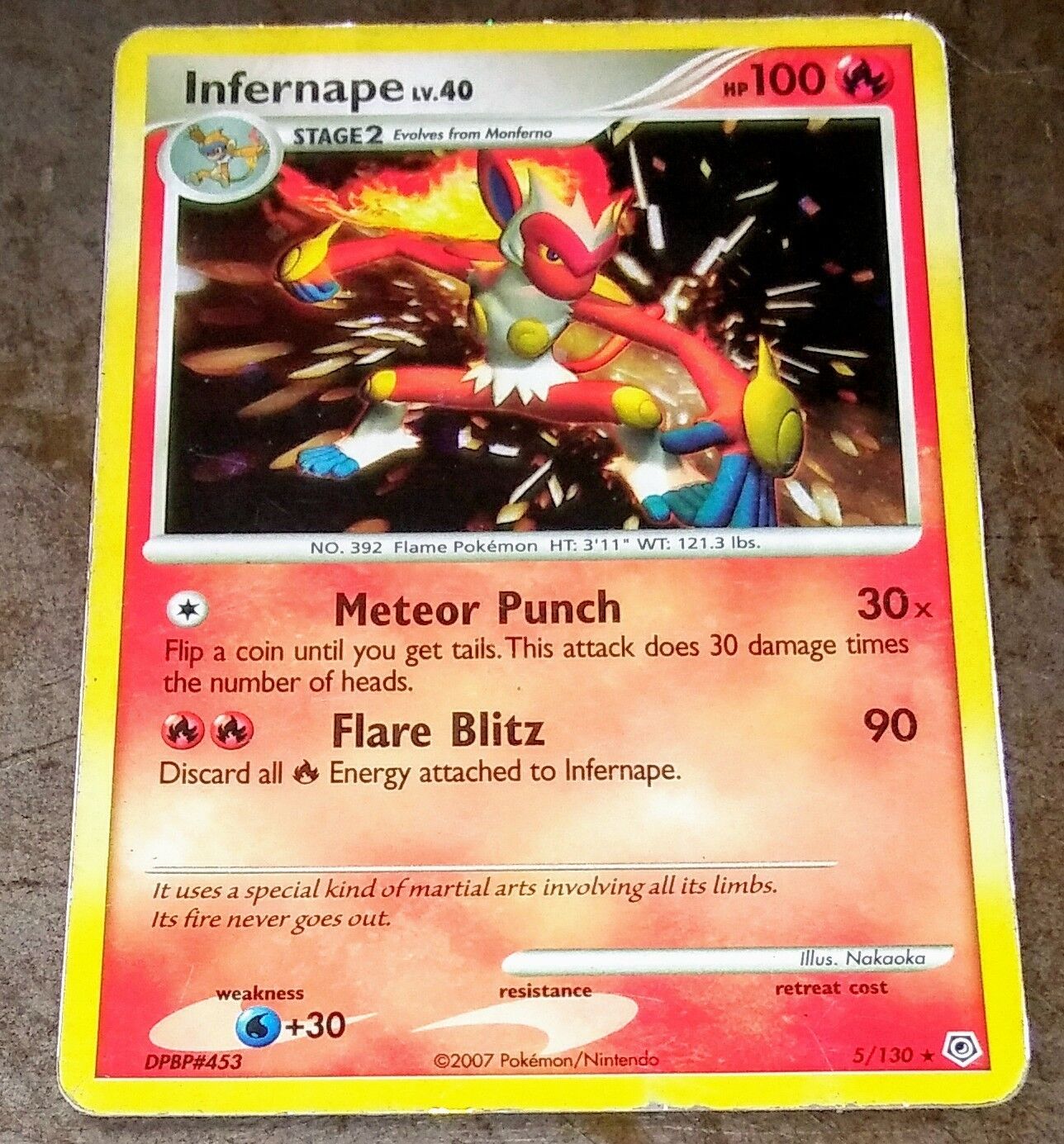 Mavin  Raikou LV.42 16/132 Holo Bleed - Infernape LV.40 5/130Holo NM  Condition Pokémon