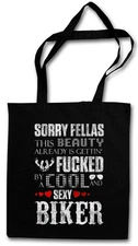 SORRY FELLAS Hipster Shopping Cotton Bag - Sons Biker MC Old of Lady Anarchy